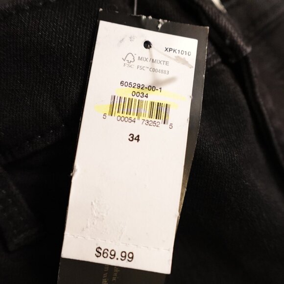 Banana Republic Slim Flare Jeans Women’s 18 Black High Rise Flared Leg - Picture 4 of 14